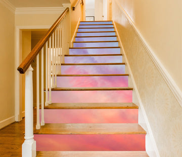 3D Pink Clouds 99173 Assaf Frank Stair Risers