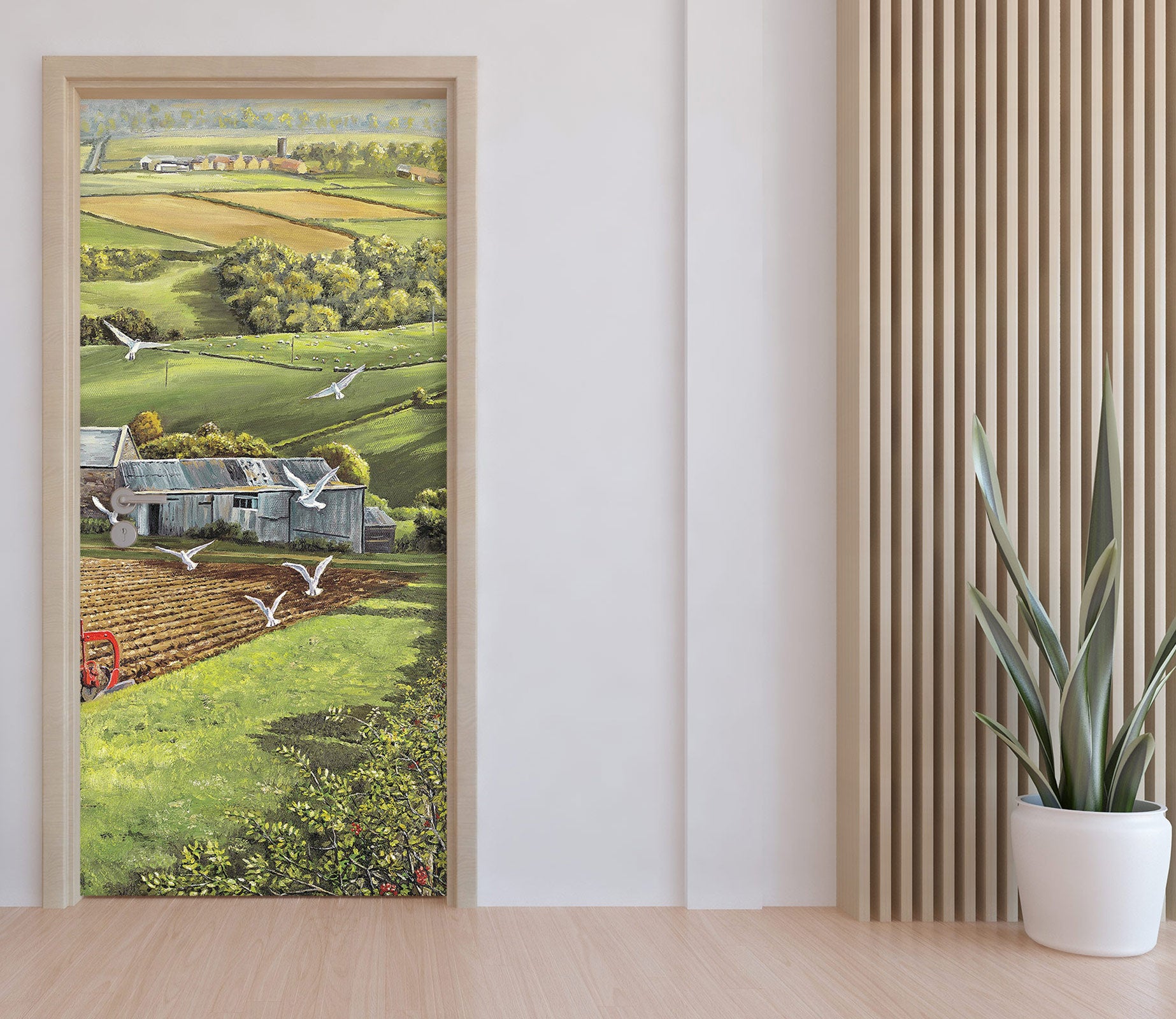 3D Field 10394 Trevor Mitchell Door Mural