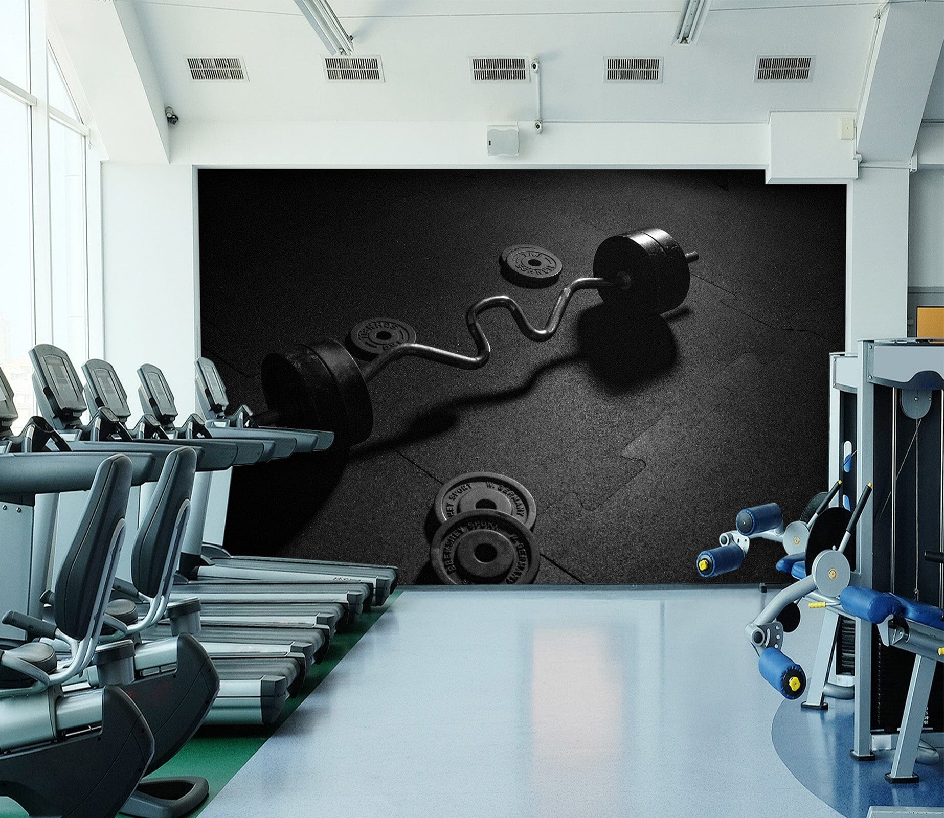 3D Fitness Equipment 205 Wall Murals Wallpaper AJ Wallpaper 2 