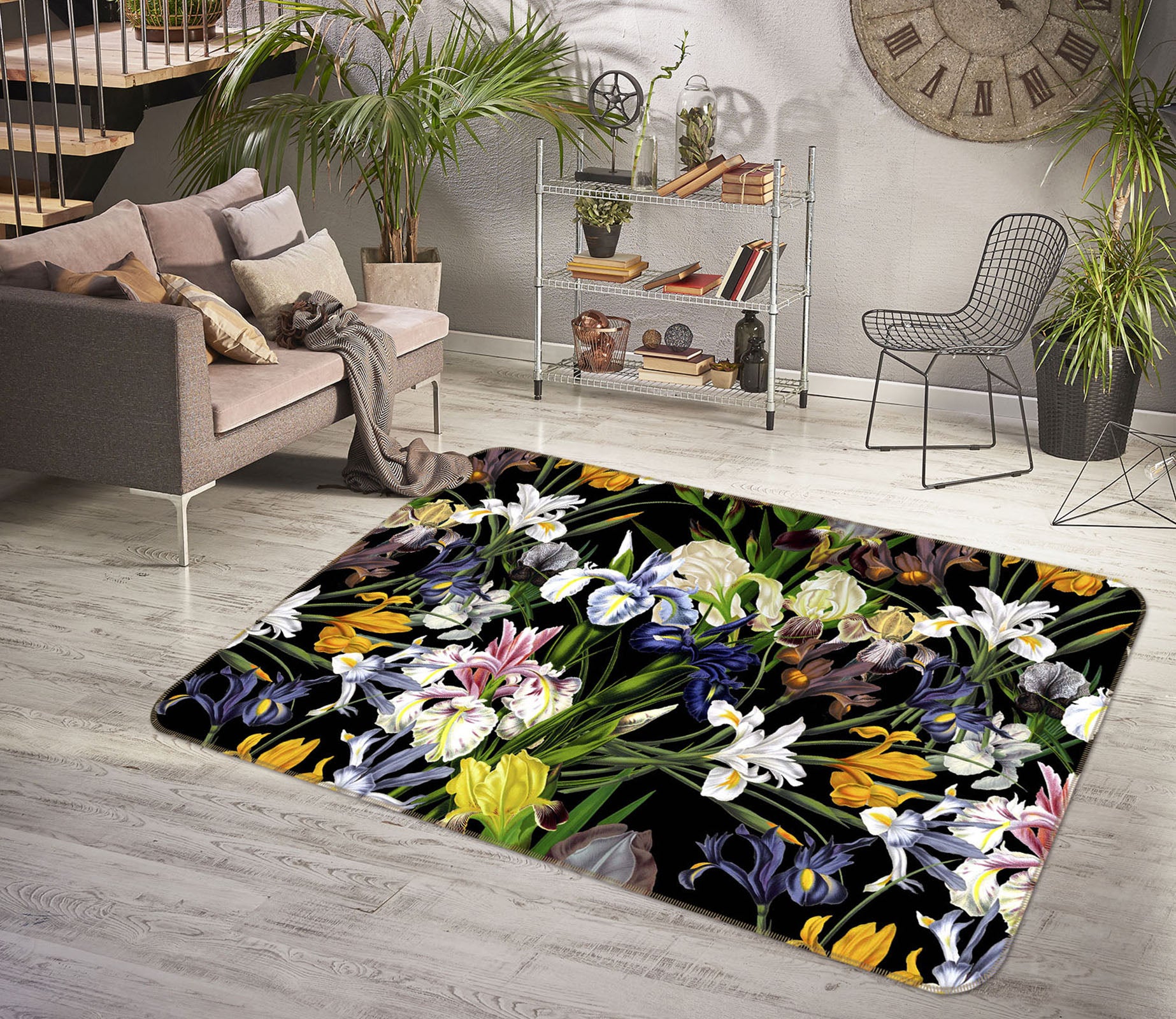 3D Beautiful Garden 168 Uta Naumann Rug Non Slip Rug Mat