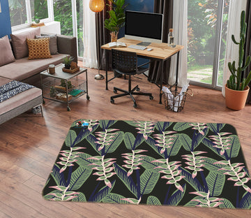 3D Leaves Pattern 10766 Kashmira Jayaprakash Rug Non Slip Rug Mat