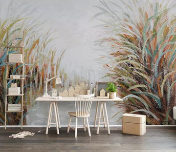 3D Reed Fluttering 1226 Wall Murals Wallpaper AJ Wallpaper 2 