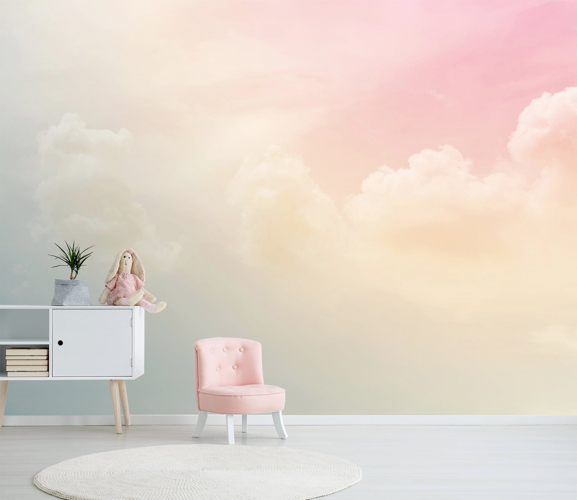 3D Pink Cloud 32 Wall Murals Wallpaper AJ Wallpaper 2 