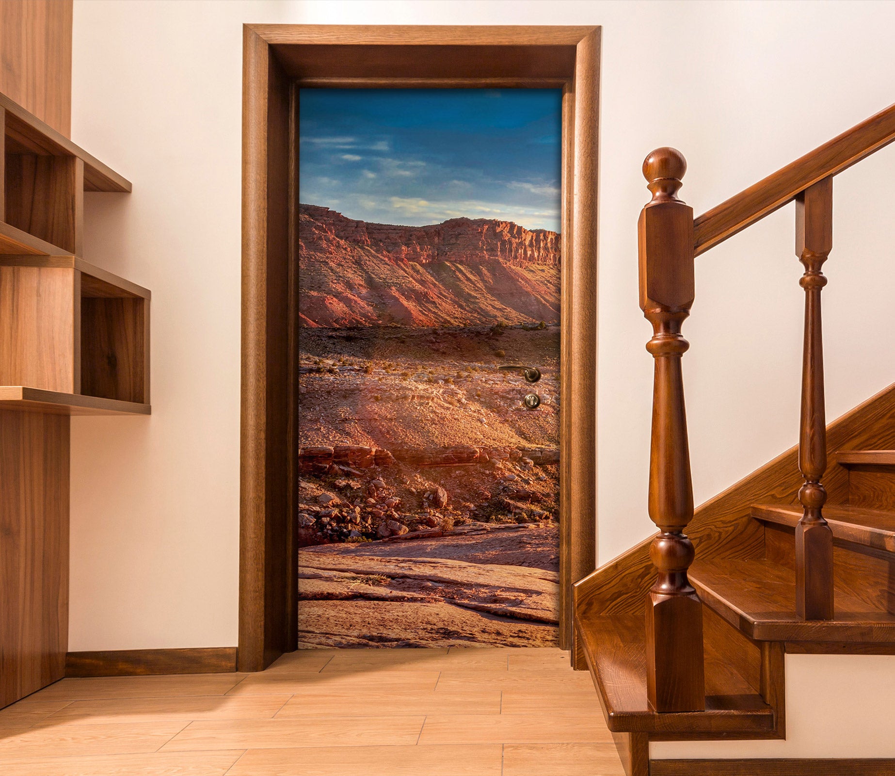 3D Desert Sandstone 107157 Beth Sheridan Door Mural