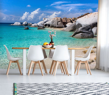 3D Seaside Beach 136 Wall Murals Wallpaper AJ Wallpaper 2 