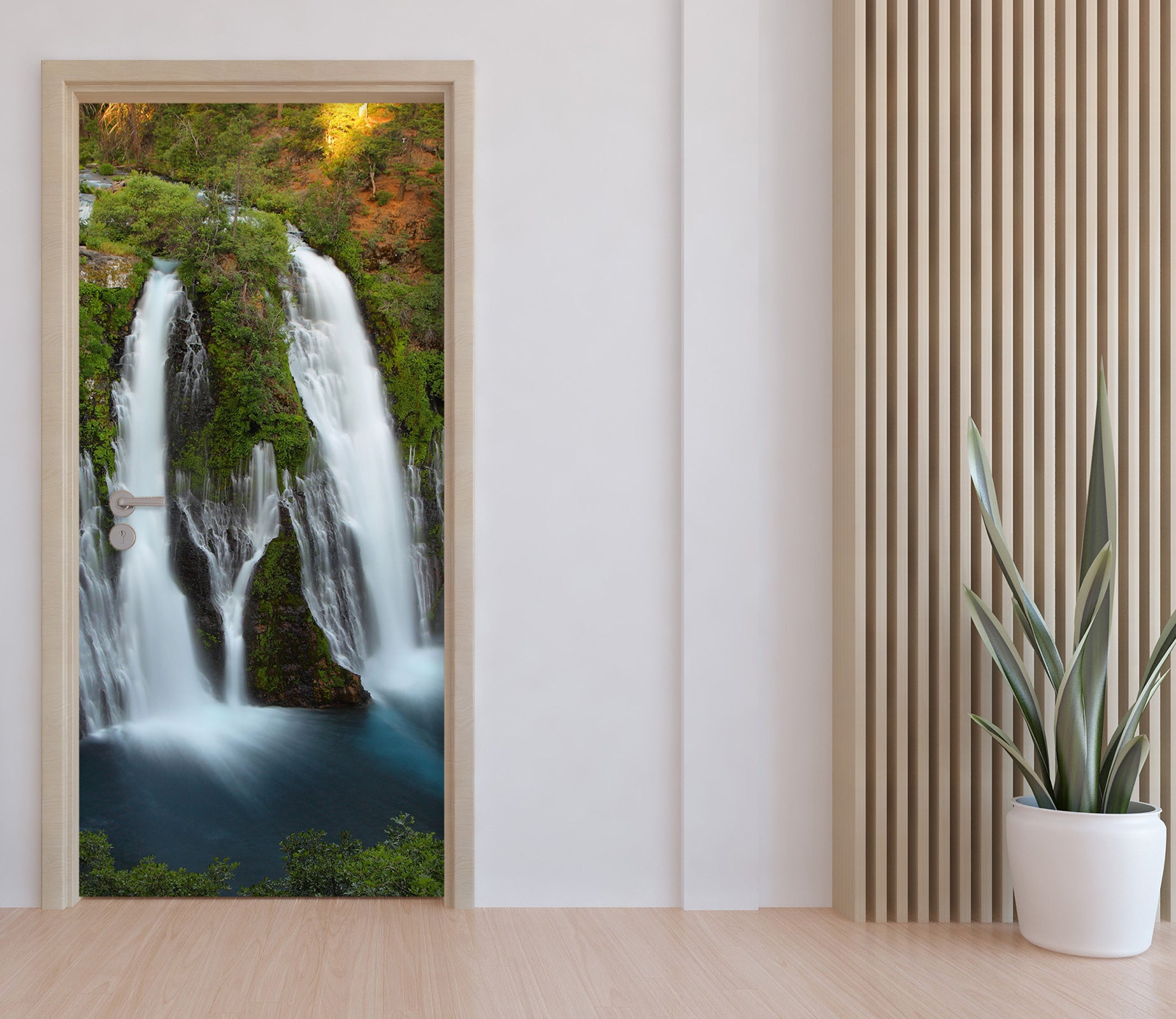 3D Waterfall 23192 Door Mural