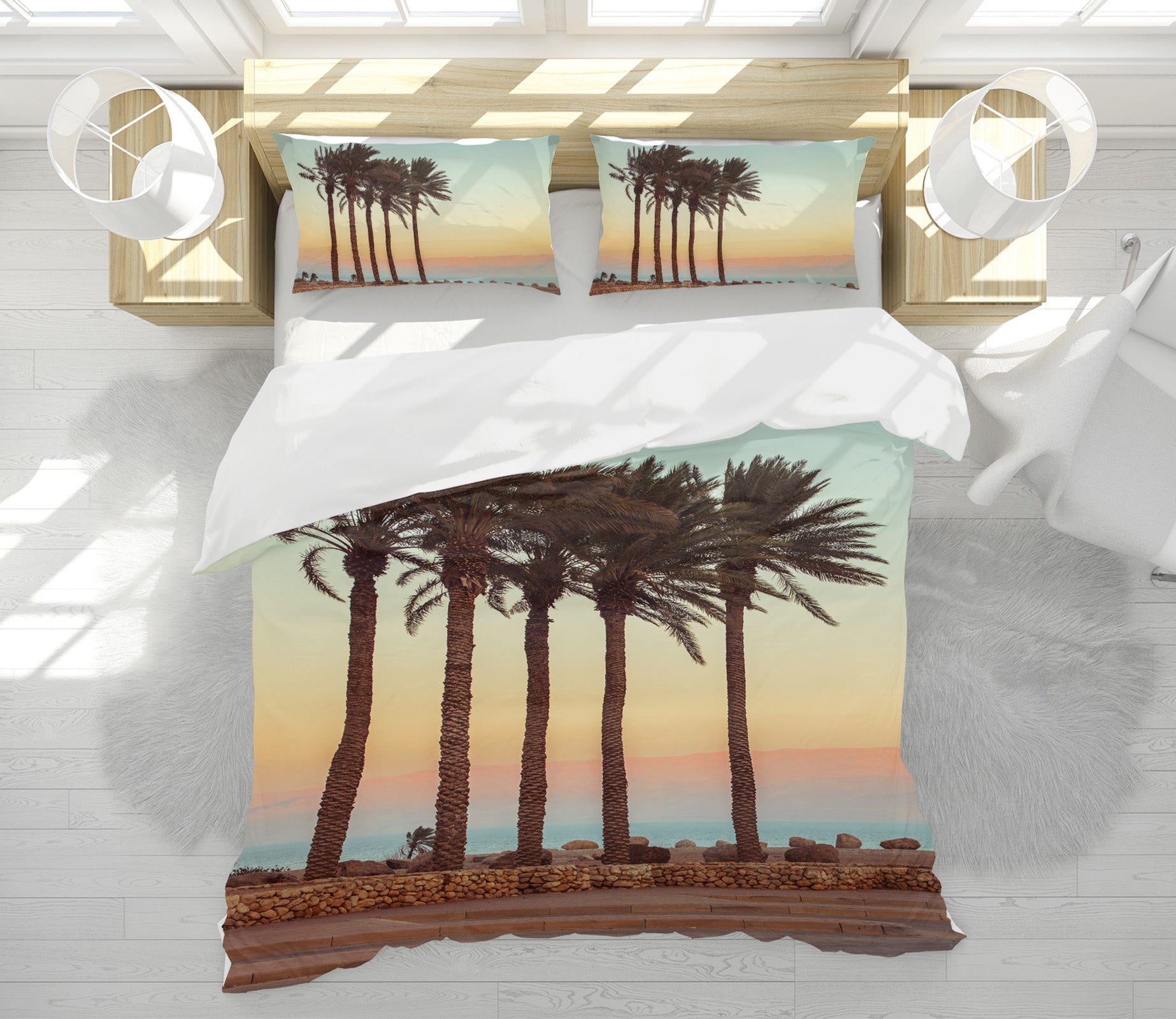 3D Coconut Tree 85105 Assaf Frank Bedding Bed Pillowcases Quilt