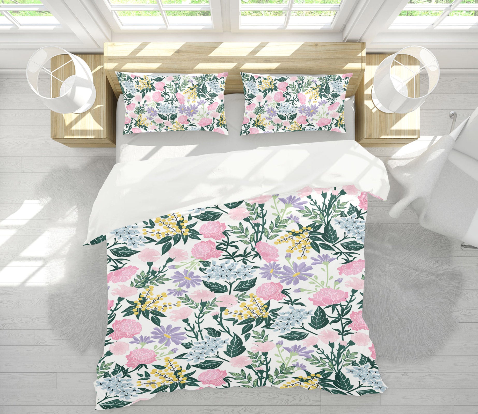 3D Flowers 109122 Kashmira Jayaprakash Bedding Bed Pillowcases Quilt