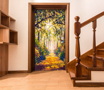 3D Forest Path 24176 Door Mural