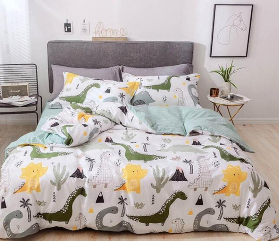 3D Dinosaur 6200 Bed Pillowcases Quilt