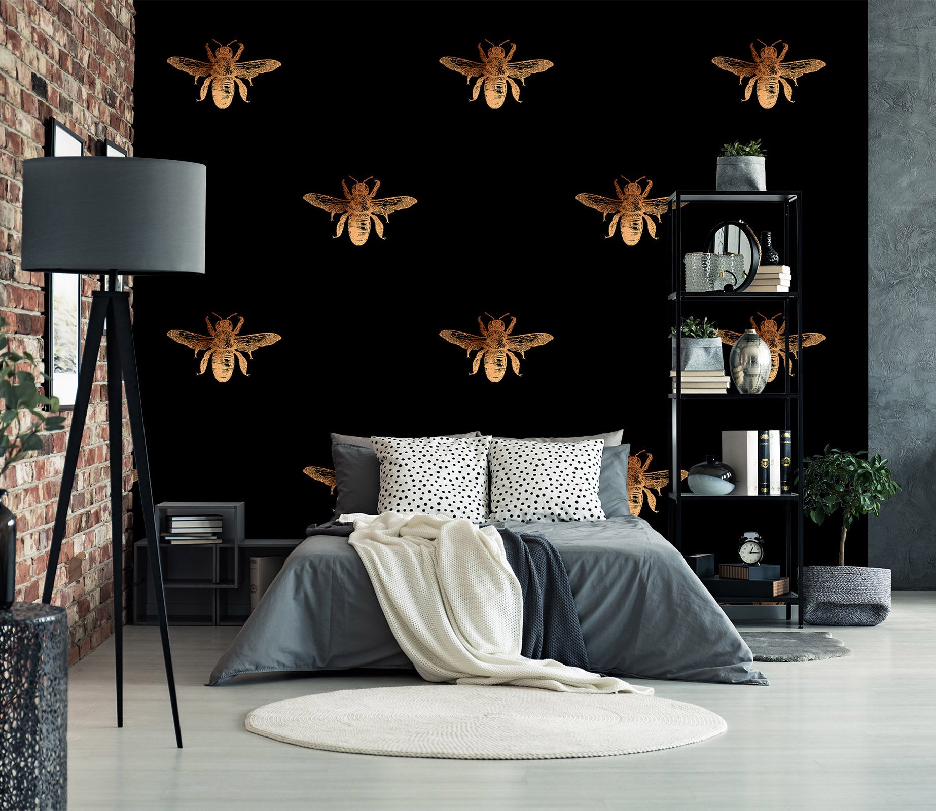 3D Golden Lantern 131 Uta Naumann Wall Mural Wall Murals