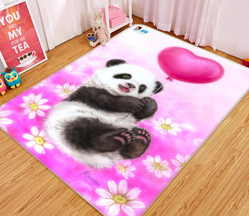 3D Balloon Panda 5688 Kayomi Harai Rug Non Slip Rug Mat