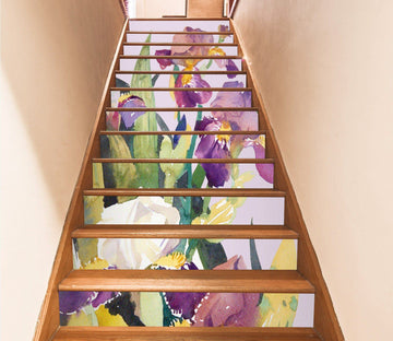 3D Flowers 4426 Stair Risers Wallpaper AJ Wallpaper 