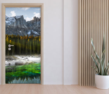 3D Woods River 11446 Marco Carmassi Door Mural