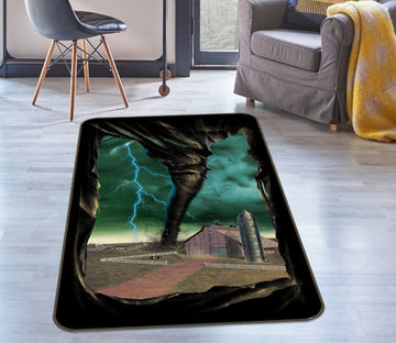 3D Tornado Breakthrough 1078 Vincent Hie Rug Non Slip Rug Mat Mat AJ Creativity Home 