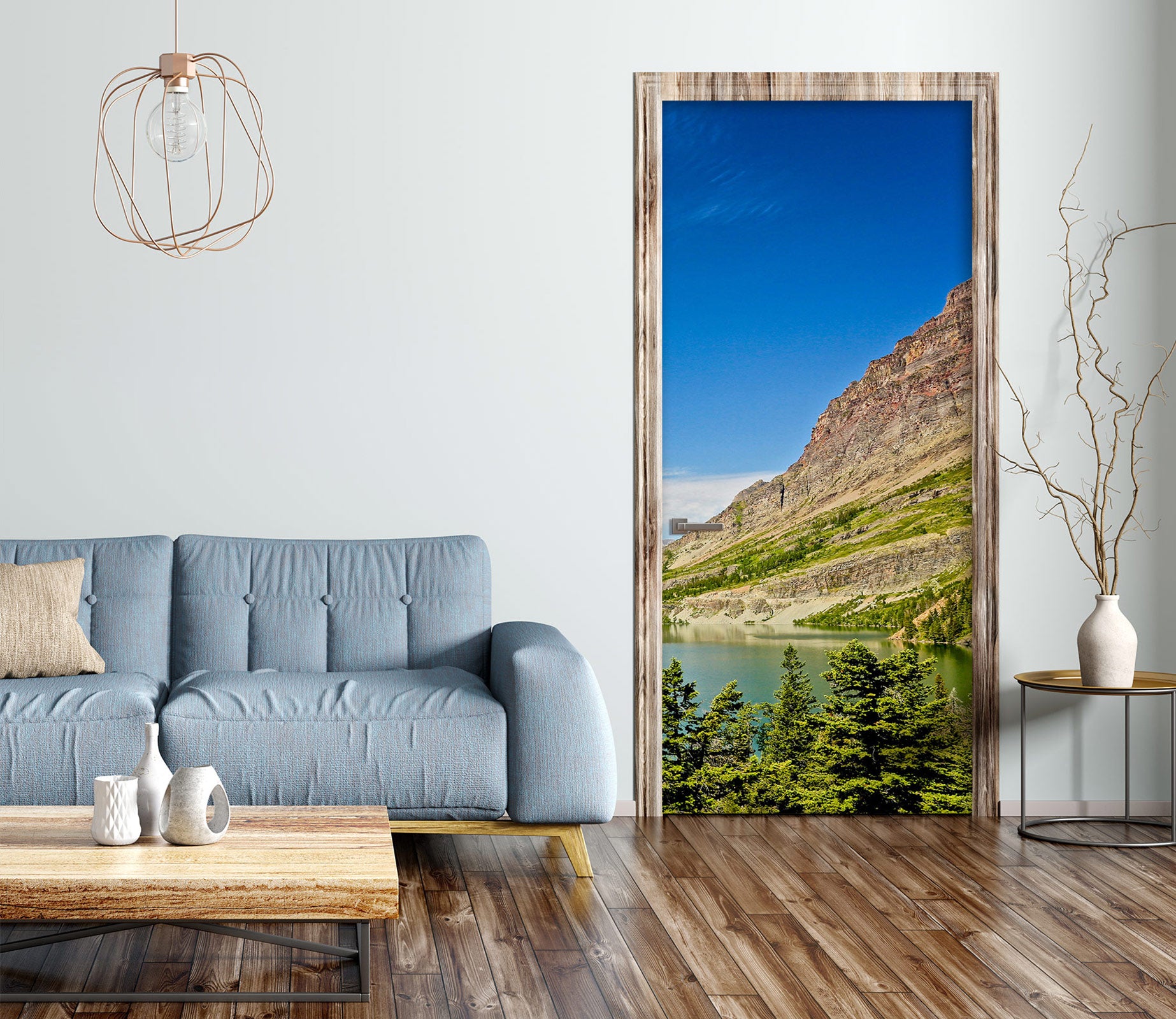 3D Hillside 110191 Kathy Barefield Door Mural