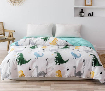 3D Color Dinosaur 3179 Bed Pillowcases Quilt