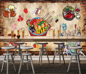 3D National Hotpot 3027 Wall Murals