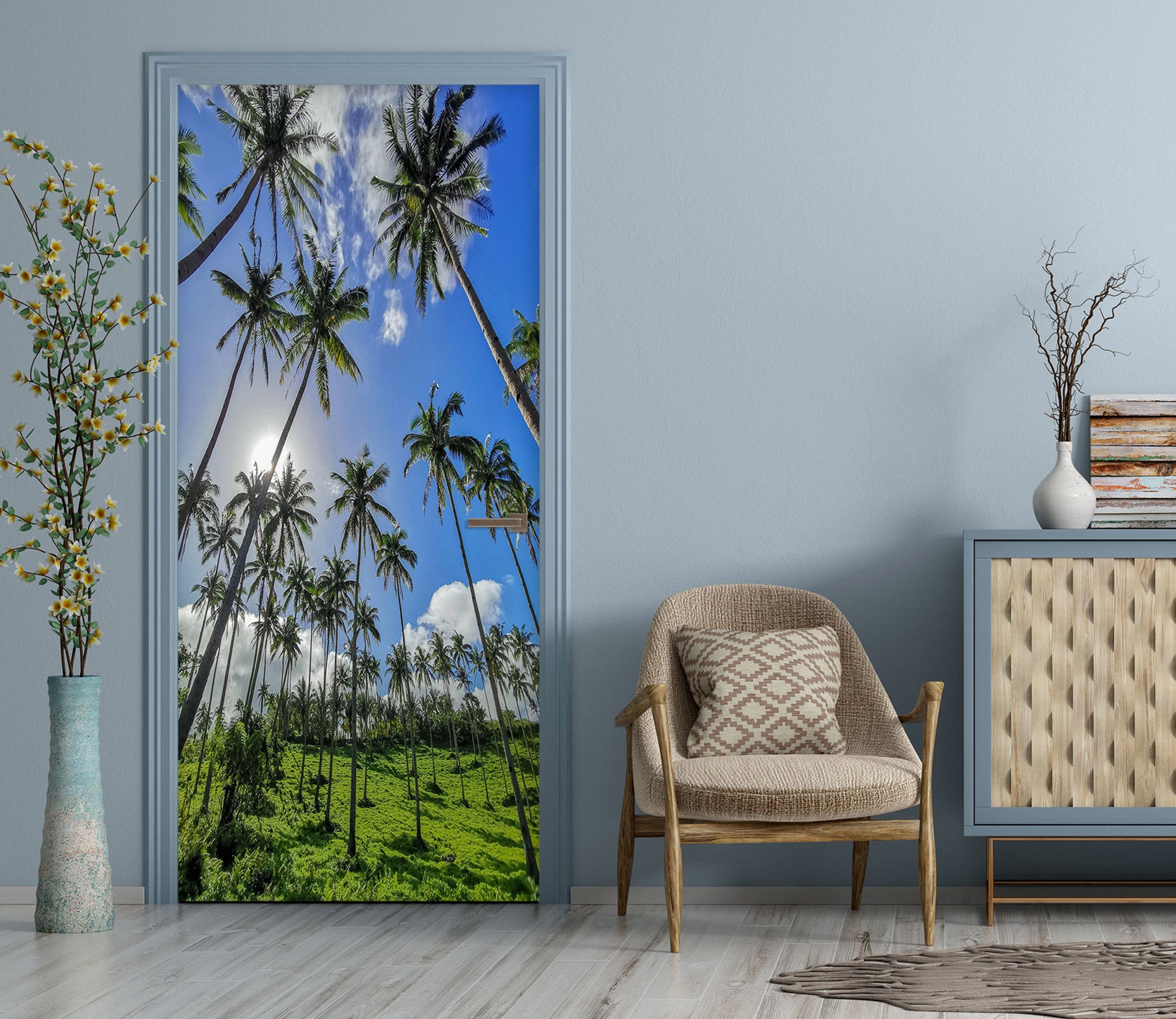 3D Coconut Grove 25040 Door Mural