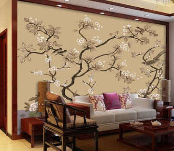 3D Plum Tree 885 Wall Murals Wallpaper AJ Wallpaper 2 