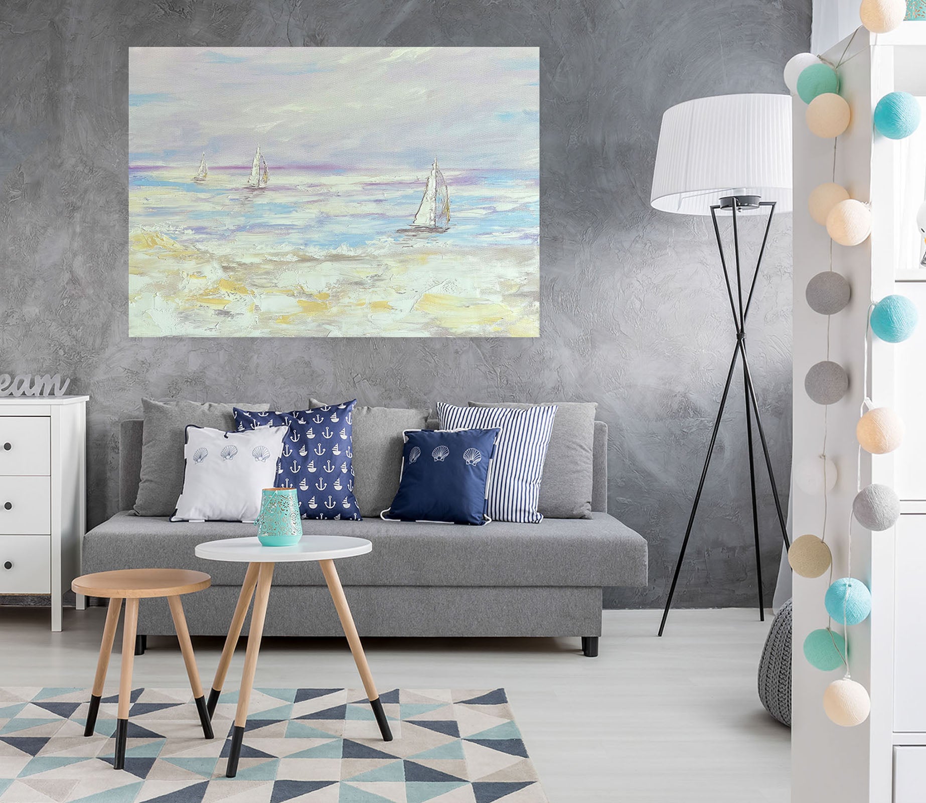 3D Painted Ocean 802 Skromova Marina Wall Sticker