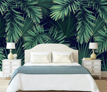 3D Lush Leaves WG158 Wall Murals