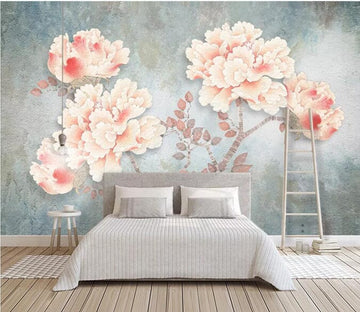 3D Rich Peony 2301 Wall Murals Wallpaper AJ Wallpaper 2 