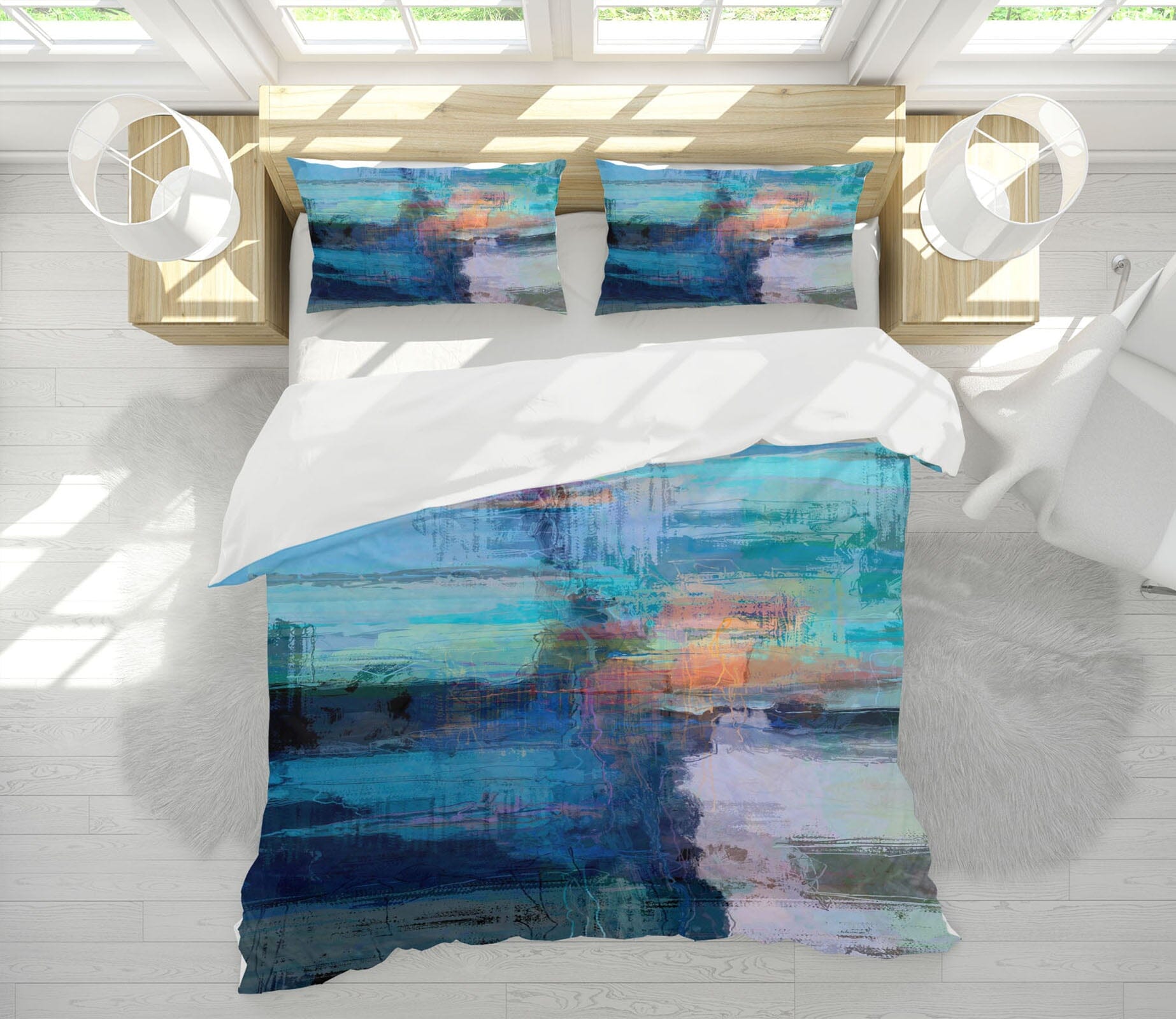 3D Sunset 2102 Michael Tienhaara Bedding Bed Pillowcases Quilt Quiet Covers AJ Creativity Home 