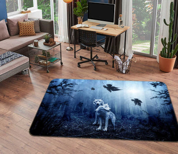 3D Forest Wolf 69033 Animal Non Slip Rug Mat