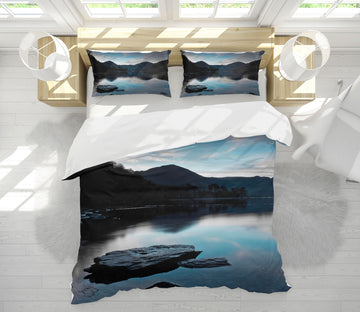 3D Lake Mountain Shadow 8598 Assaf Frank Bedding Bed Pillowcases Quilt