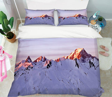 3D Snow Mountain 8581 Assaf Frank Bedding Bed Pillowcases Quilt