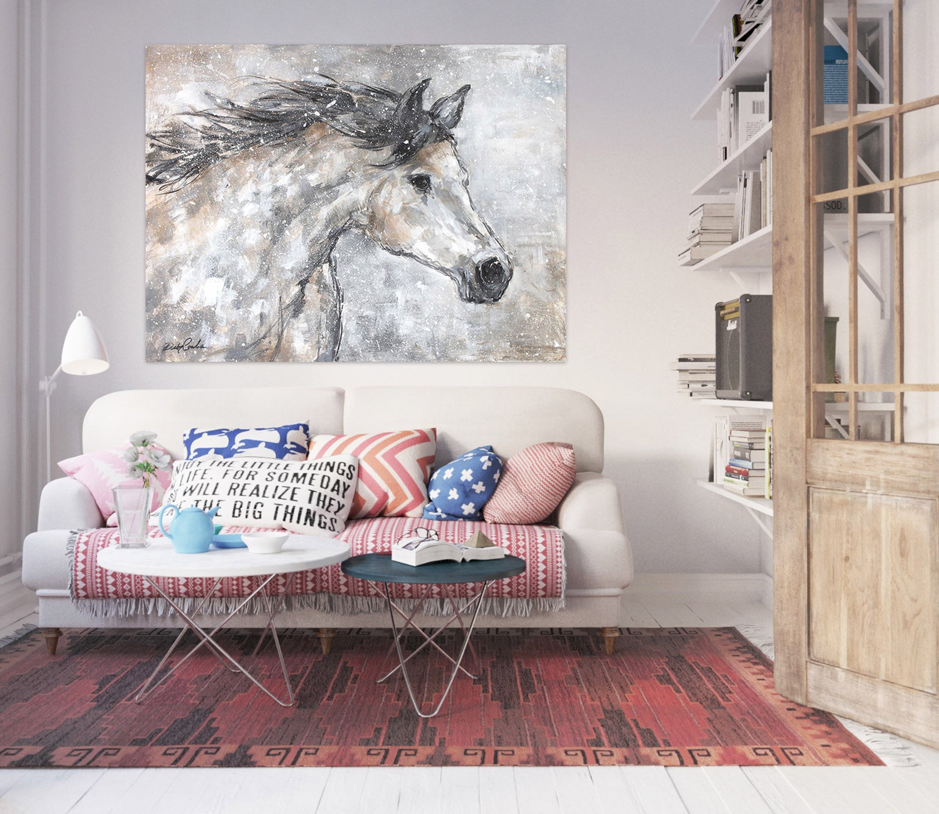 3D Horse 026 Debi Coules Wall Sticker