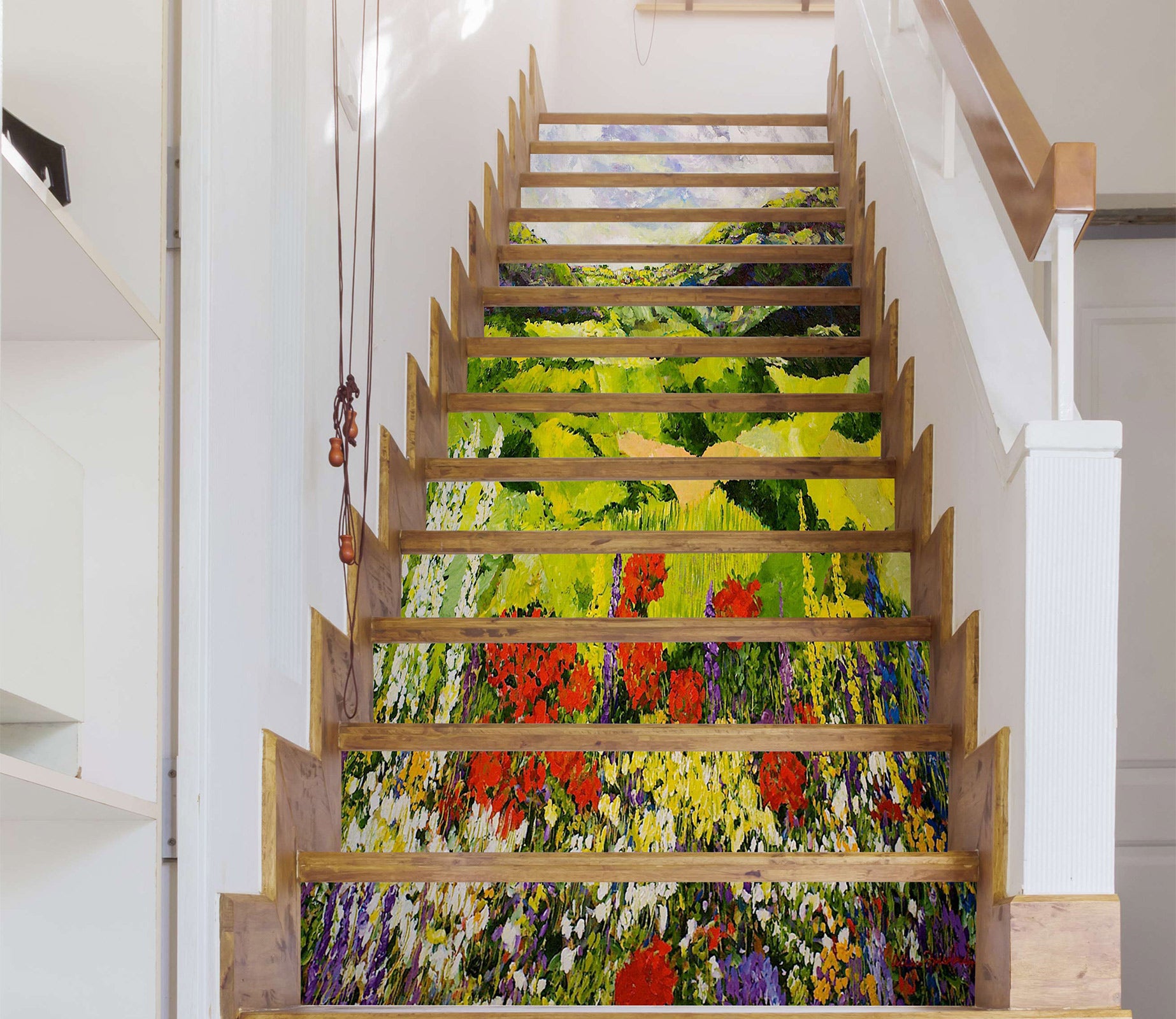 3D Flowers Field Mountain 89216 Allan P. Friedlander Stair Risers