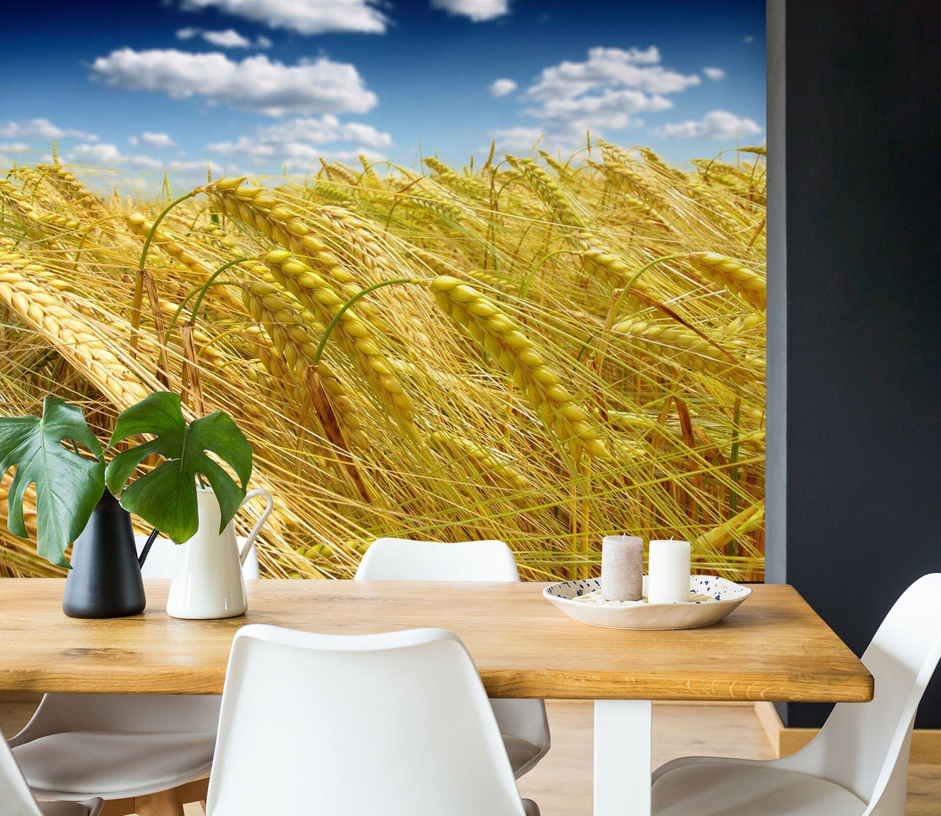 3D Harvest Rice Field 135 Wall Murals Wallpaper AJ Wallpaper 2 