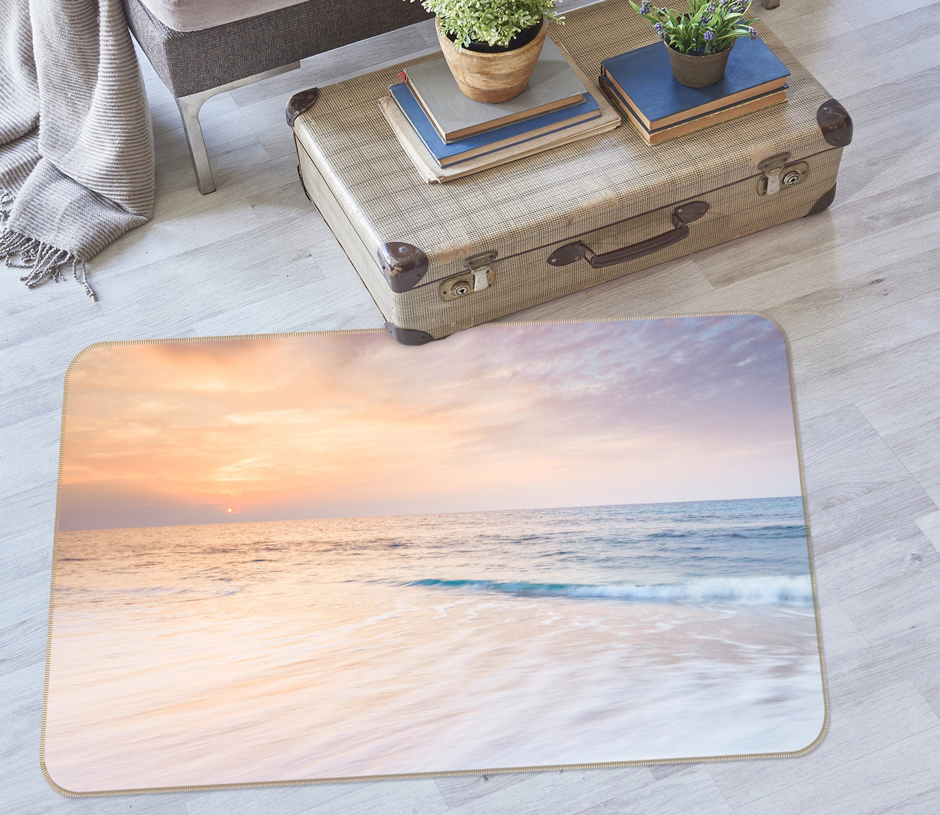 3D Seaside 83243 Assaf Frank Rug Non Slip Rug Mat