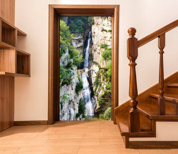 3D Mountain Waterfall 24210 Door Mural