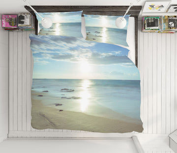 3D Sun Beach Sea 1031 Assaf Frank Bedding Bed Pillowcases Quilt