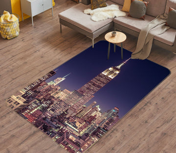 3D High-Rise Building 83290 Assaf Frank Rug Non Slip Rug Mat