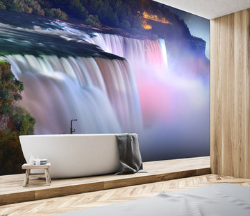 3D Colored Waterfall 085 Wall Murals Wallpaper AJ Wallpaper 2 