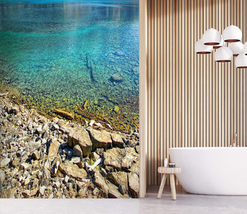 3D Water Stone Blue 084 Wall Murals Wallpaper AJ Wallpaper 2 