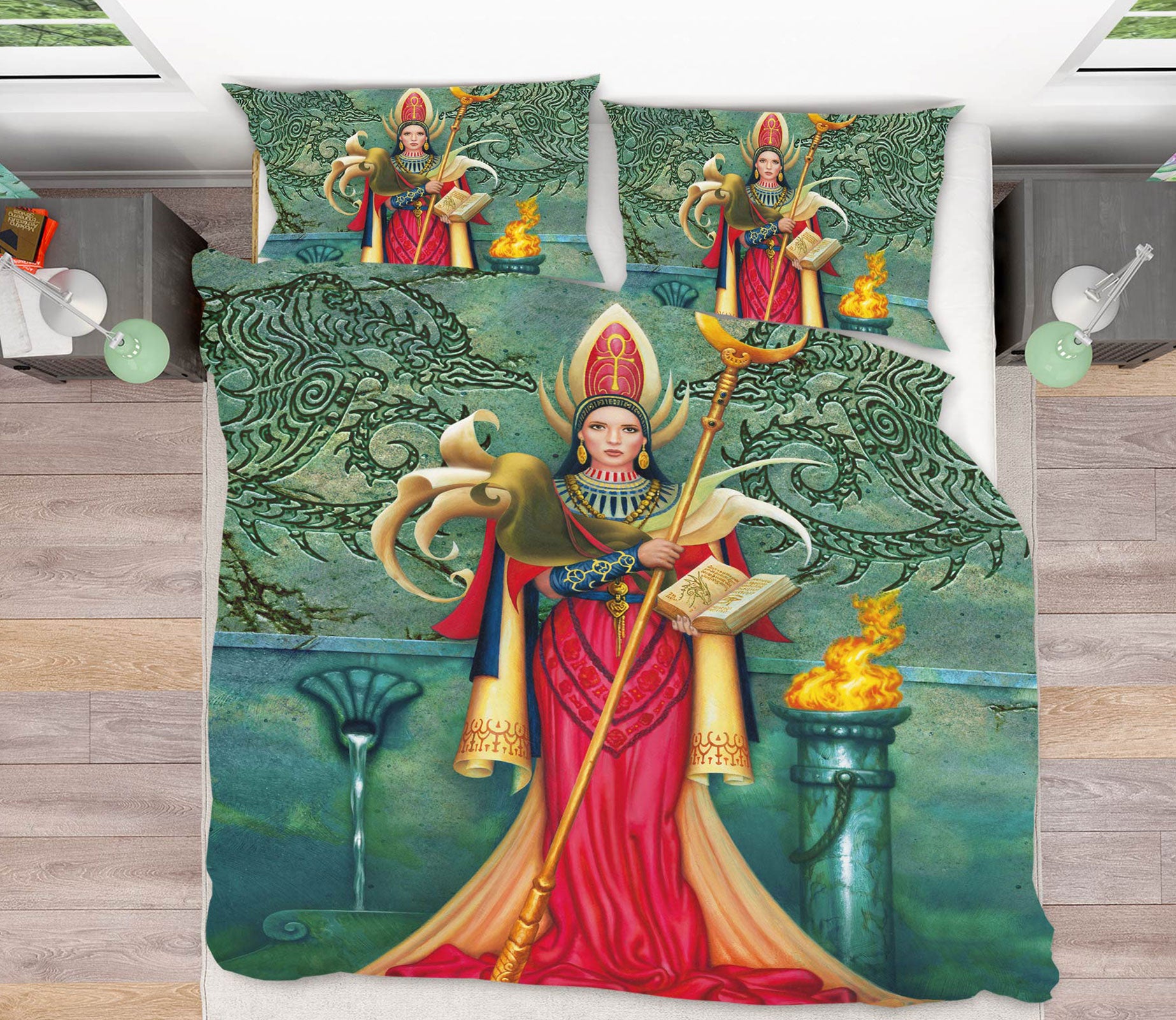 3D Queen Scepter 6204 Ciruelo Bedding Bed Pillowcases Quilt