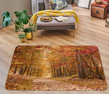 3D Forest Path 83259 Assaf Frank Rug Non Slip Rug Mat