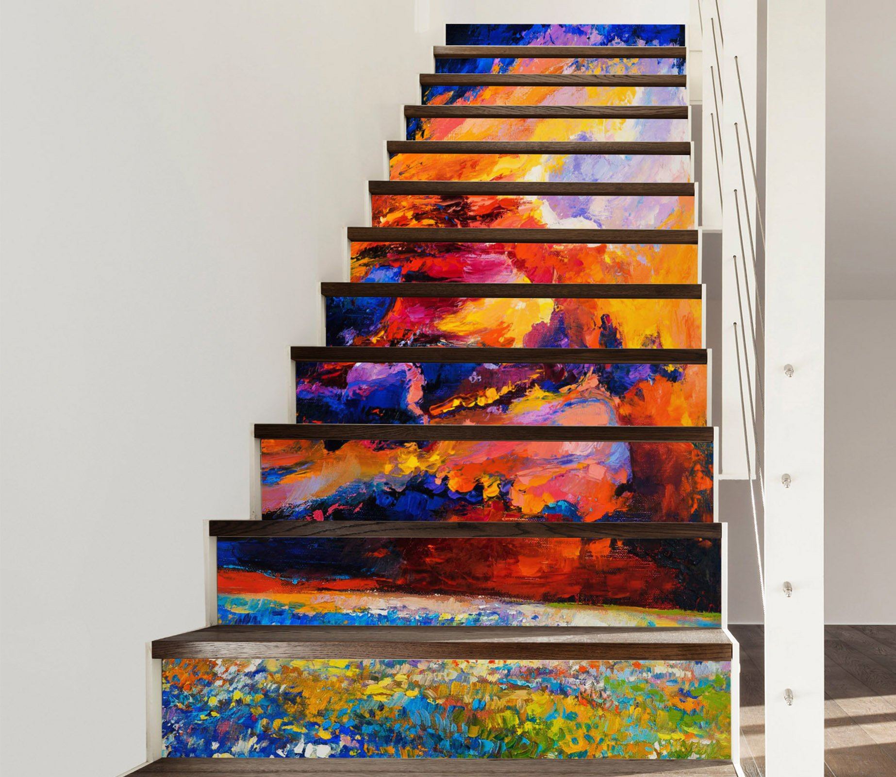 3D Paint 8351 Stair Risers Wallpaper AJ Wallpaper 