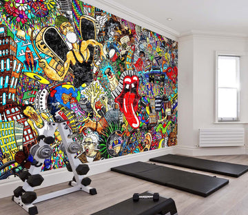 3D Monster Tongue 100 Wall Murals