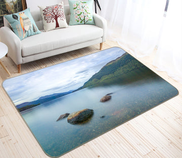 3D Stone Lake 132 Assaf Frank Rug Non Slip Rug Mat