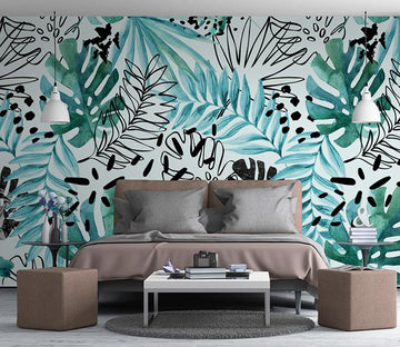 3D Leaves 867 Wall Murals Wallpaper AJ Wallpaper 2 