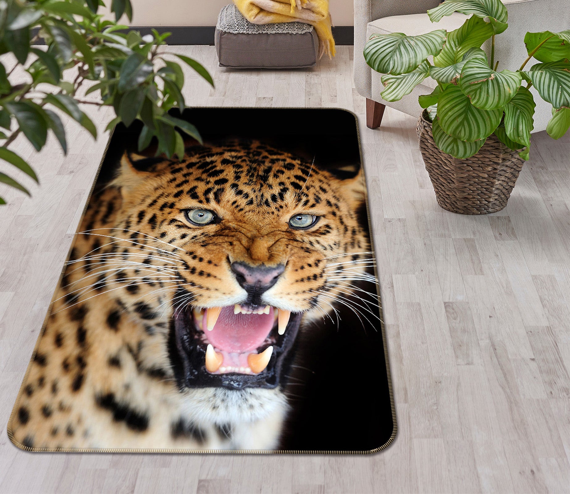 3D Tiger 38192 Animal Non Slip Rug Mat