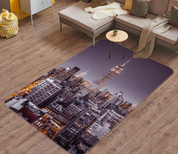 3D High-Rise Building 83289 Assaf Frank Rug Non Slip Rug Mat