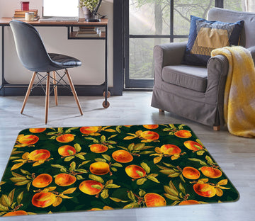 3D Golden Oranges 157 Uta Naumann Rug Non Slip Rug Mat