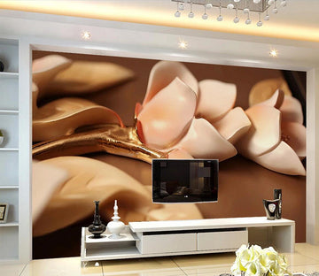 3D Pink Flower WC573 Wall Murals